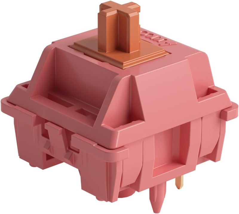 AKKO Rosewood Keyboard Switch for Mechanical Gaming Keyboard, 5-Pin 40gf Linear Pre-Lubed Switches (45pcs) - Image 1